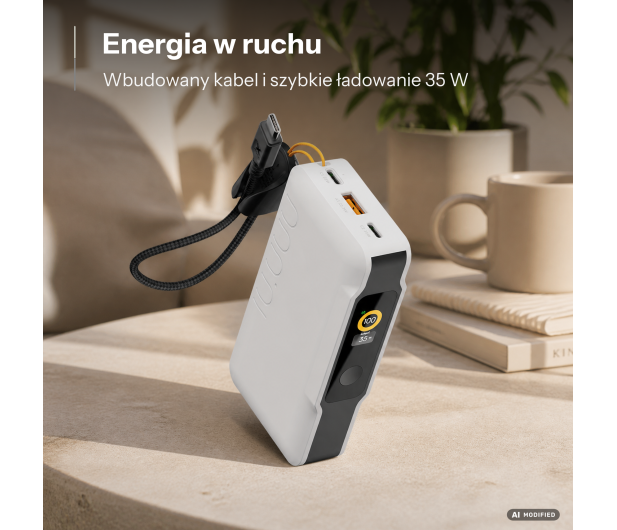 Xtorm Powerbank NextGen 10.000 mAh 35W biały - 1572683 - zdjęcie 2